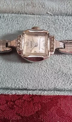 Longines Vintage Women's Watch Silver Jewelry 6.75 In End To End • $29.99