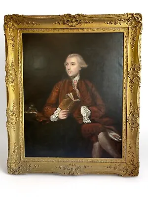 Oil Painting - Large Early 18th Century Style Portrait Of Anthony Chamier • £1495