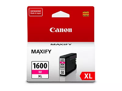 Canon PGI1600XL Magenta HighYield Ink Tank Cartridge PGI1600M Maxify MB2760 2060 • $48.27