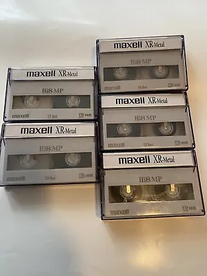 Maxwell Xr-metal 120 Hi8 Hi 8 Mp Cassette Lot • $49.99