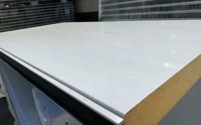 £25 • Buy Flat Both Sides White Insulated Panels:1100mm Wide,2200 Mm Long,80mm Thick,