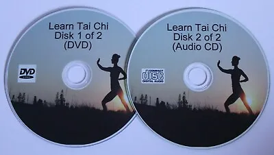 Learn Tai Chi 2 Disk DVD & CD Set Exercise Health And Fitness FREE POSTAGE • £2.75