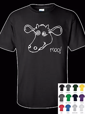 Inspiral Carpets Moo Cow 100% Cotton  Adult  T-Shirt - All Sizes & Colours • £12.99