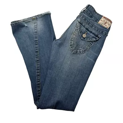 True Religion Mid Rise Flare Jeans Size 27 Style# WT120750M • $32