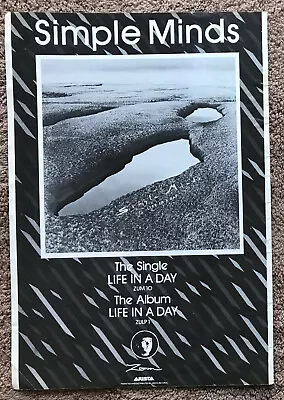 SIMPLE MINDS - LIFE IN A DAY 1979 Full Page UK Magazine Ad • $4.99