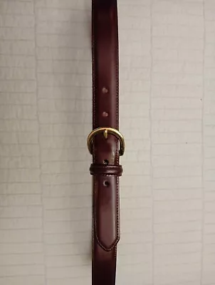 Men's Size 36 Coach Brown Leather Dress Belt 3921 • $28.50