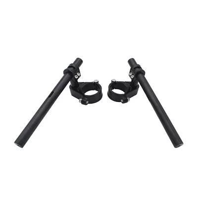 $71.19 • Buy 48MM 51MM 53MM 58MM CNC Racing Fork Tube Clip Ons Handlebar Adjustable Universal