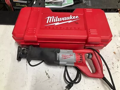Milwaukee 6519-30 120V 12 Amp Sawzall Reciprocating Saw With Case • $74.99