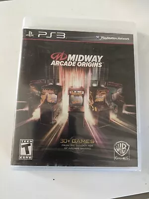 Factory Sealed Midway Arcade Origin Disc Loose PS3 Rip Right Side Of Seal • $25.99