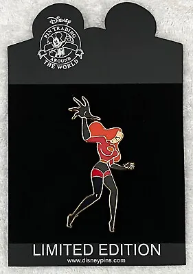 Disney Pin Jessica Rabbit As Mrs. Incredible Elastigirl LE 250 New On Card   • $240