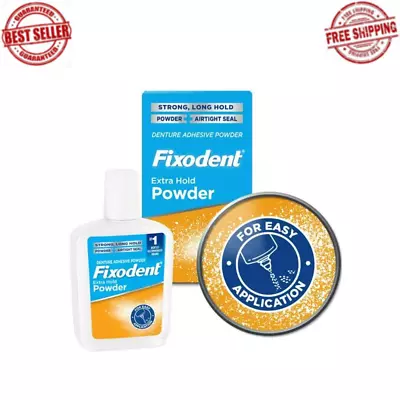 NEW Fixodent Extra Hold Denture Adhesive Powder 2.7 Ounce • $7.99