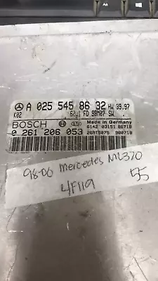 A 025 545 86 32 Mercedes ML320 1998-2000 Ecm Ecu Computer • $55