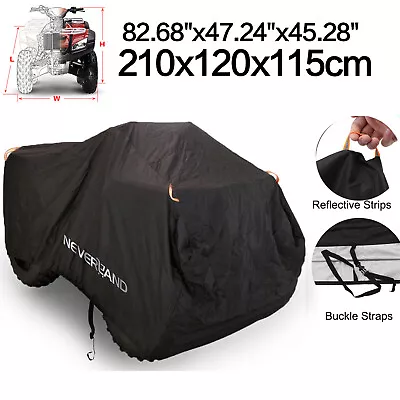 Waterproof Quad ATV Cover Storage For Yamaha Grizzly 350 400 450 550 660 700 • $27.59
