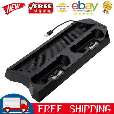 $36.40 • Buy Vertical Stand With Cooling Fan Charging Stand USB HUB Charger For PS4 Pro