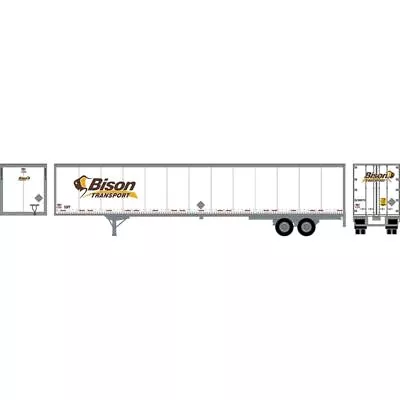Athearn HO RTR 53' Wabash Plate TrailerBison Transport #1 - ATH72807 • $28.99