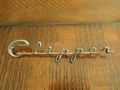 Packard Clipper Emblem Name Plate Logo Trim Chrome Piece Original Orn • $29.95