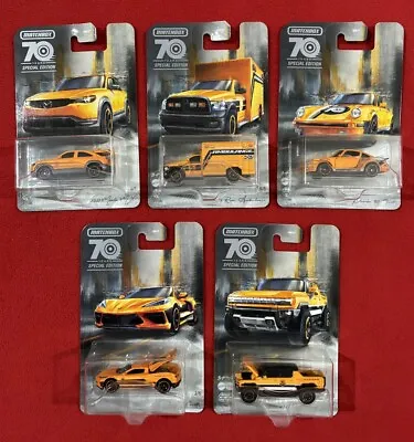 Matchbox - 70th Anniversary Collection  - 5 Car Set - Special Edition • $24.99