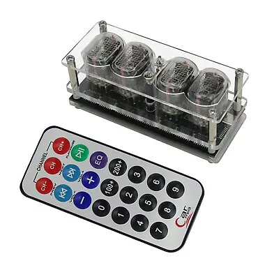 £71.75 • Buy IN-12 Glow Tube Fluorescent Nixie Clock 225 Colors Light Display Time Date