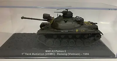 £9.99 • Buy (atlas Deagostini 1/72 M48 A3 Patton 2 Vietnam 1968 Diecast Model Tank  (t3)