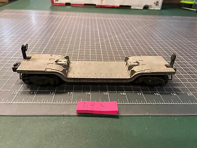 Lionel Lines Train 6561 DIECAST Gray Depressed Center Spool Flat Car PART LOT E • $17.95