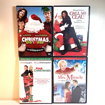 4 CHRISTMAS MOVIES (DVD) Holiday Comedy Family Romance • $19.97