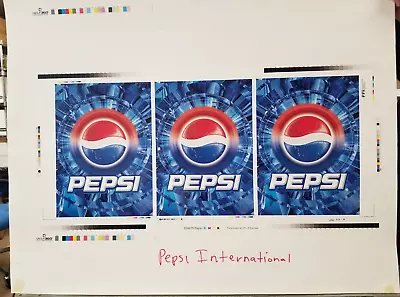 Pepsi Ball Crystal Mechanical Preproduction Advertising Art Work International • $33.64