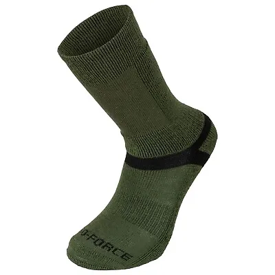 £8.95 • Buy Highlander TaskForce Boot Socks Olive Green Unisex Military Army Wool Thick Warm