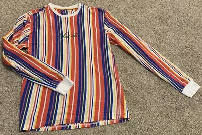 Striped Vox Populi For The People Elevate Long-Sleeve Shirt Mens Medium Vintage • $10