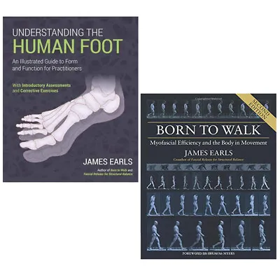 £27.99 • Buy James Earls Collection 2 Books Set Born To Walk, Understanding Human Foot NEW