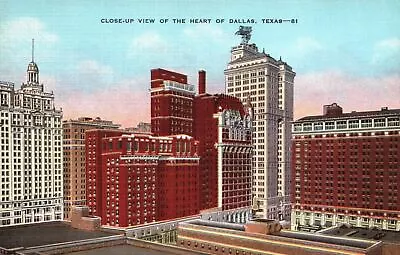 Vintage Postcard Skyscrapers & Substantial Industrial Buildings Dallas Texas TX • $8.78