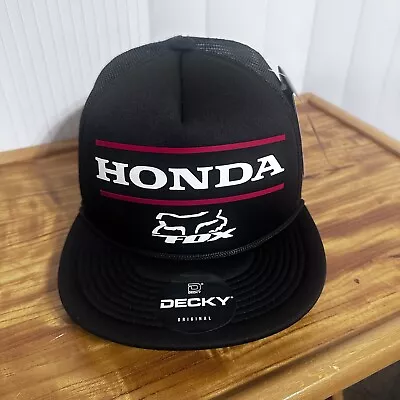 Honda Fox Racing Snapback Hat  Custom Logo Men’s Hat • $19.99