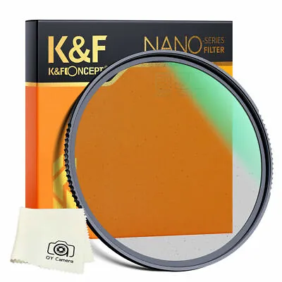 K&F Concept 52mm Black Diffusion Pro Lens Filter 1/4 Mist Canon EF 50mm F1.8 STM • $49.90