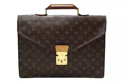 USED Louis Vuitton Classic Monogram Vintage Soft Briefcase AUTHENTIC • $610