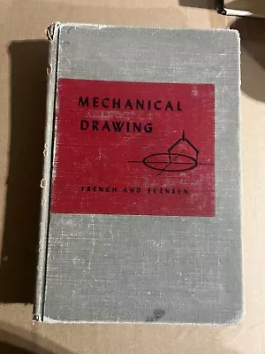 Mechanical Drawing By French And Svensen - 1948 Hardcover Book • $6