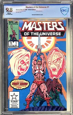 MASTERS OF THE UNIVERSE # 1 CBCS 9.8 White (May 1986) 💥 MARVEL VP File Copy💥 • $300