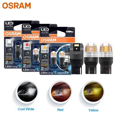 OSRAM LED T20 W21W WY21W W21/5W Turn Signal Light 7440 7443 LEDriving SL Advance • $17.85