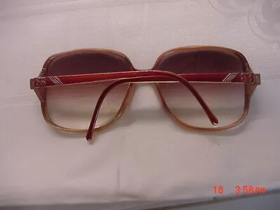 Vintage Balenciaga Paris Sunglasses 2016 Bx Red Frame With Gold Tone Acce Nts • $19.99