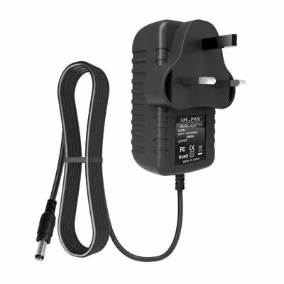 12V 1A 1000mA AC/DC 5.5mm X 2.5mm 5.5x2.5 Tip Power Supply Adapter Charger Plug • £9.51