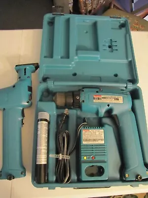 MAKITA 6095D Cordless Drill And Saw ~ With Charger ~ One Battery ~ Case ~ Works • $24.99