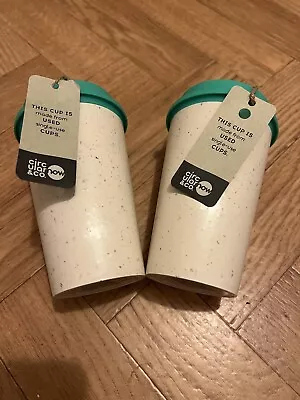 Bnwt Pair Circular & Co Coffee Cups Tumblers Eco Cup • £15