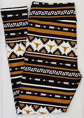 OS LuLaRoe One Size Leggings Aztec Tribal Southwest NWT R18 • $10.90