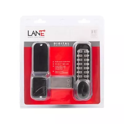 Lane L997752 Digital Gate Lock - Black • $94