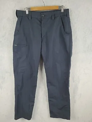 5.11 Tactical Fast Tac Urban Pants Size 34x32 (34x30) Blue Ripstop Conceal Carry • $24.99