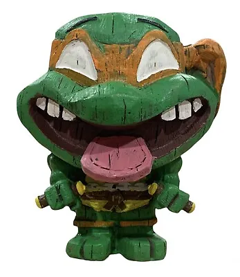 TMNT Michelangelo Eekeez 4  Figurine Ninja Turtles Nickelodeon Collectible NEW!! • $12.99