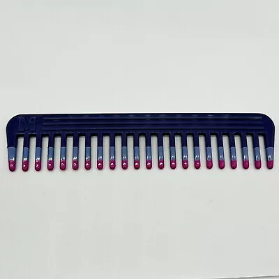 Vintage 1980'S/90'S MEBCO Hair Comb Purple Wide Tooth Styling  Detangling 6.5  • $19.95