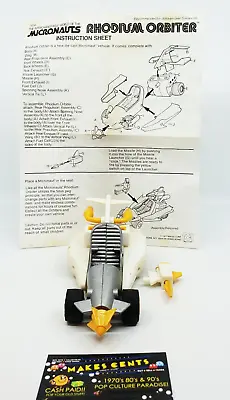 1977 Vintage Micronauts Rhodium Orbiter - 100% Complete W/ Instructions • $39.98