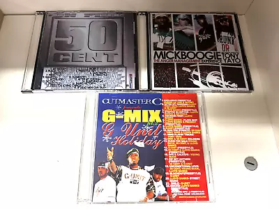 3x Rare DJ Cutmaster C Big Mike Mick Boogie 50 Cent G-Unit Promo Mixtape Mix CDs • $29.99