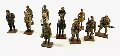 Del Prado Men At War - Soldiers Of The World X12 Painted Military Lead Figurines • £5.99