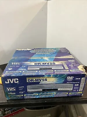 $295 • Buy New In Box JVC DR-MV5S DVD Video Recorder DVD VCR COMBO VHS Hi-Fi Stero