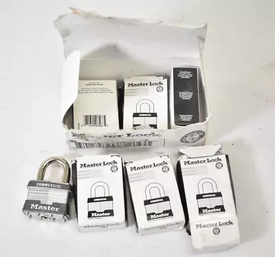 Lot Of 6 Master Lock 1 KA Padlocks Keyed Alike 66202 2643 Laminated Steel • $54.99